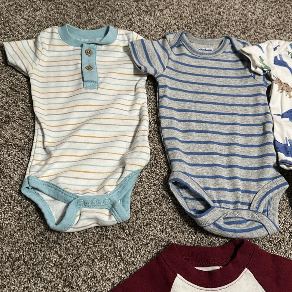 Assorted Colorful Kids One Pieces Set 3 month boys
